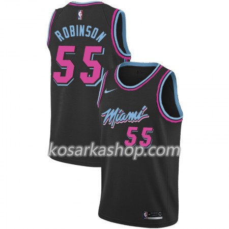 Dres Miami Heat Duncan Robinson 55 Nike 2018-19 City Edition Crna Swingman Dres Miami Heat Duncan Robinson 55 Nike 2018-19 City Edition Crna Swingman